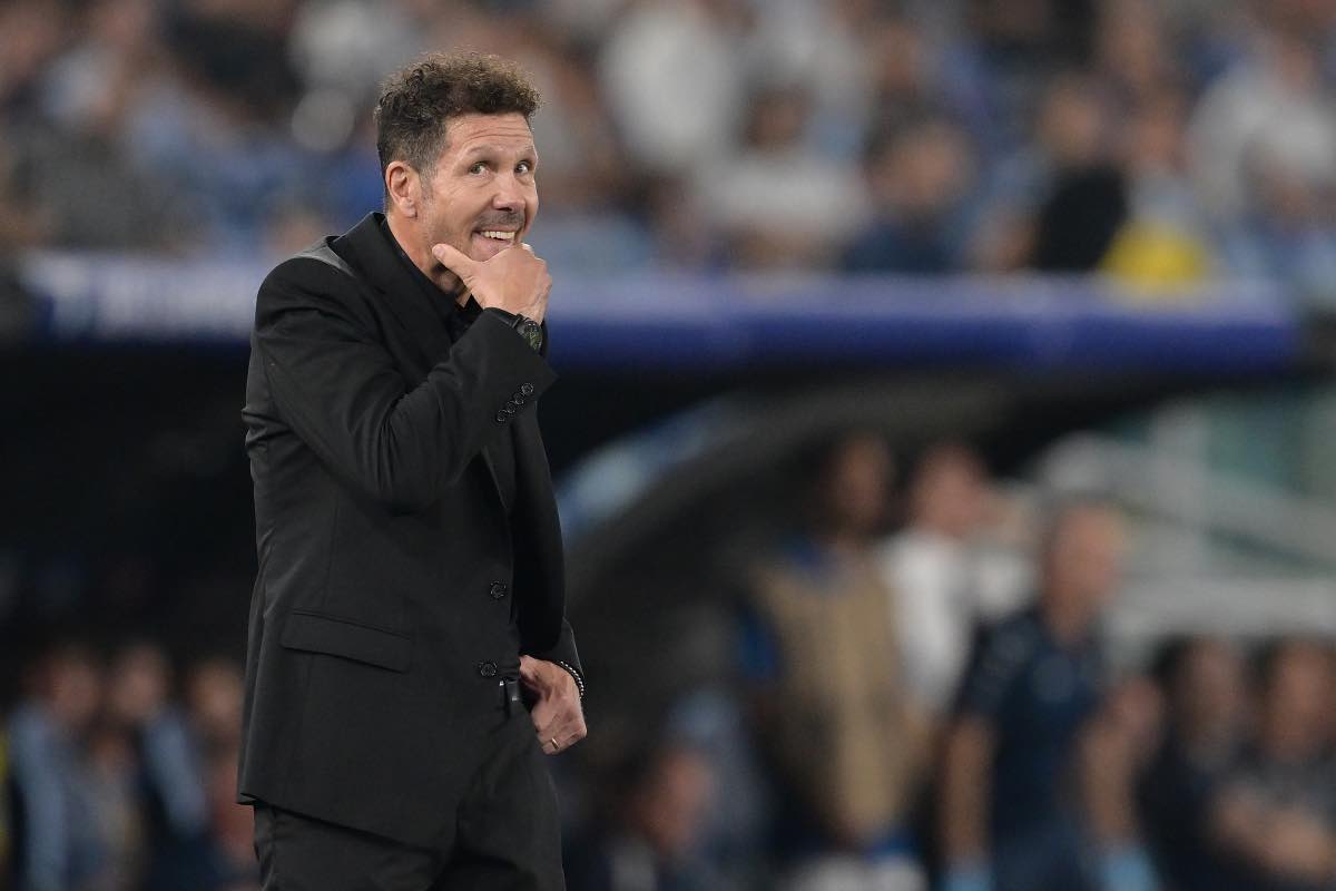 Simeone storce la bocca per il sorteggio