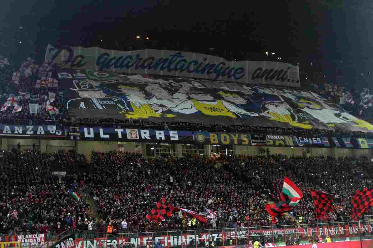 il messaggio della Curva Nord