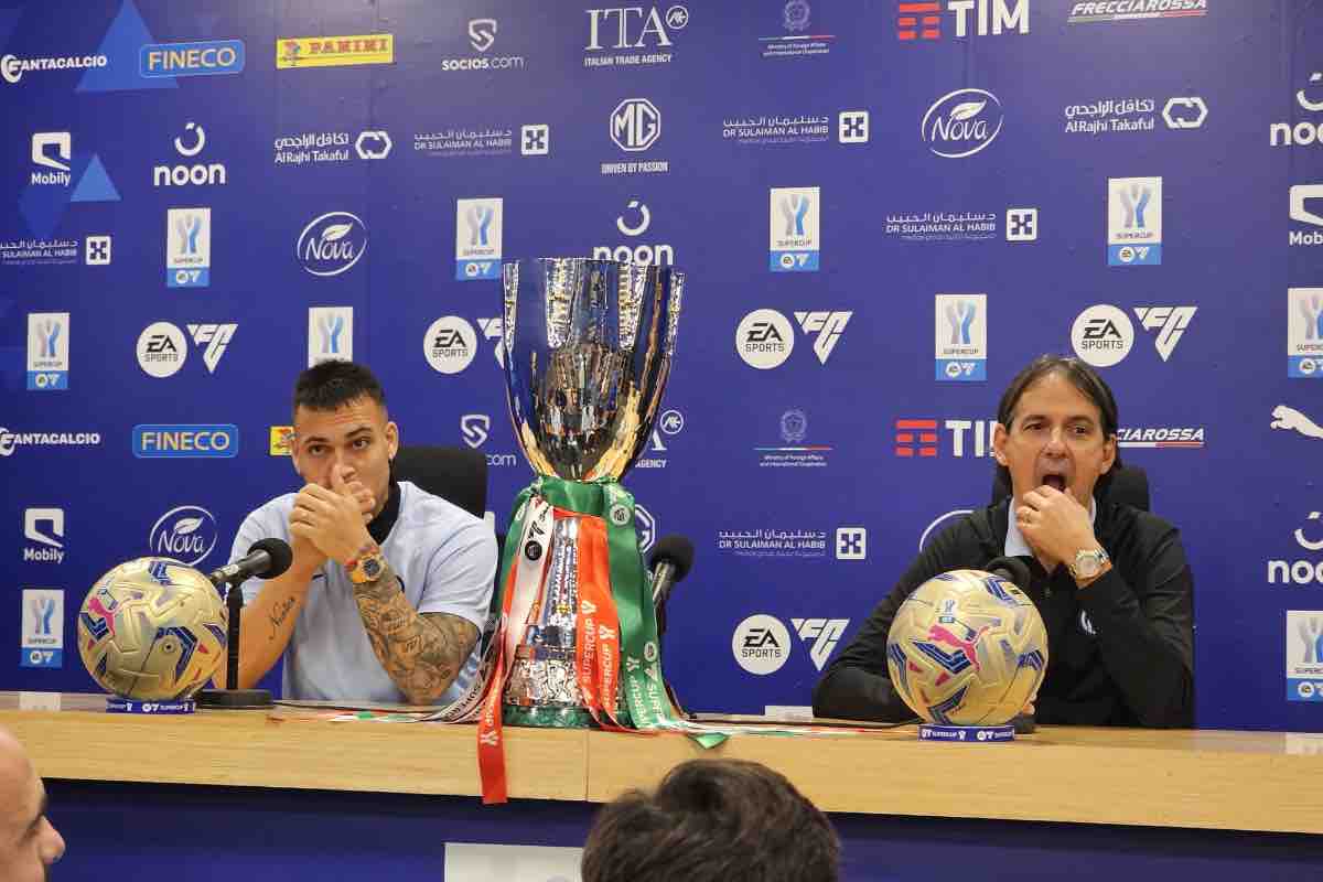 LIVE - La conferenza stampa di Inzaghi e Lautaro pre Napoli-Inter