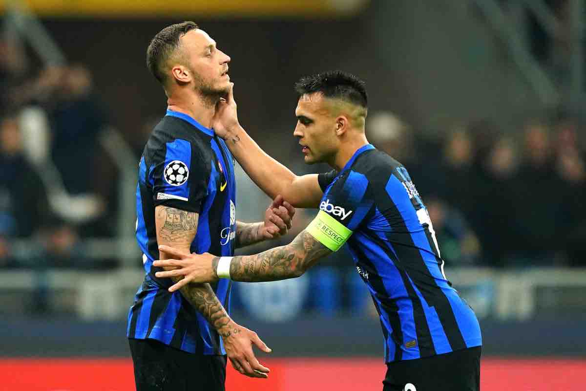 Arnautovic gol in Inter-Atletico 