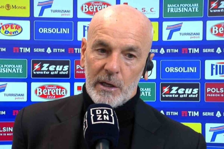 Intervista Pioli post Frosinone-Milan