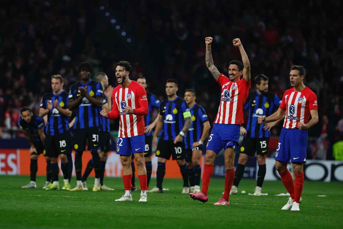 La delusione dopo Atletico-Inter