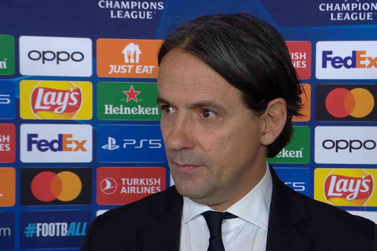 Inzaghi consola l'Inter dopo l'eliminazione