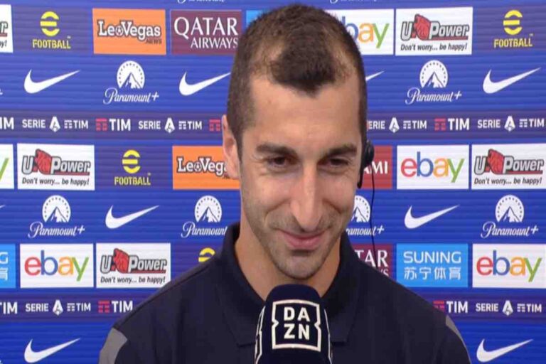 Mkhitaryan nel post gara di Inter-Cagliari