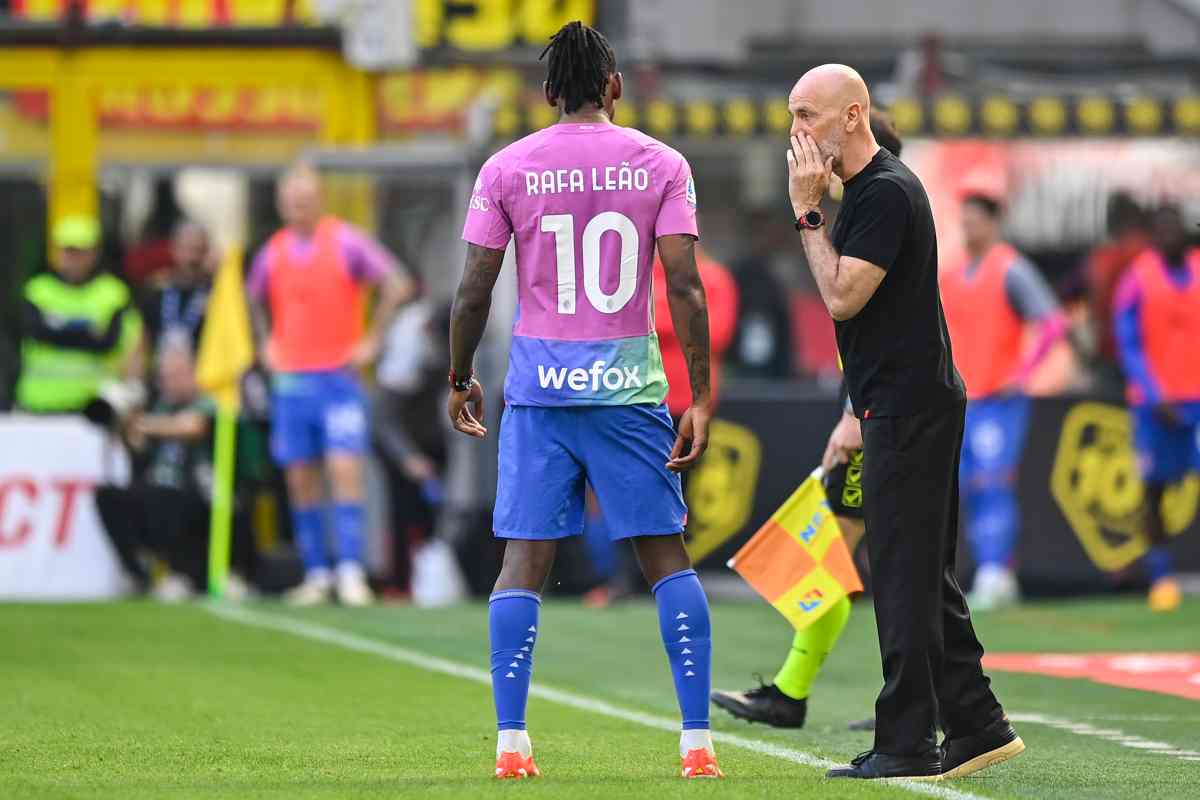 Mossa a sorpresa di Pioli: Leao prima punta in Milan-Inter