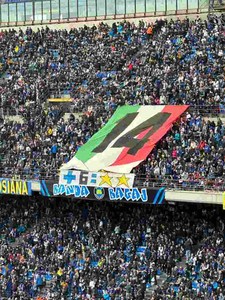 Che bordata di tifosi dell'Inter alla Juventus in Inter-Torino: il significato della coreografia