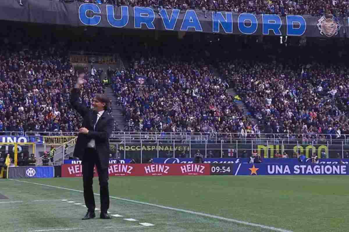 Inzaghi salta con i tifosi in Inter-Torino convinto da Arnautovic e Dimarco