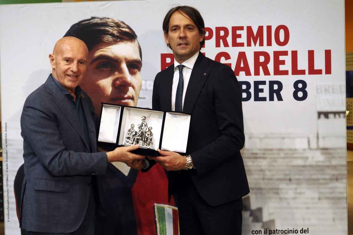 Inzaghi premiato al Premio Bulgarelli