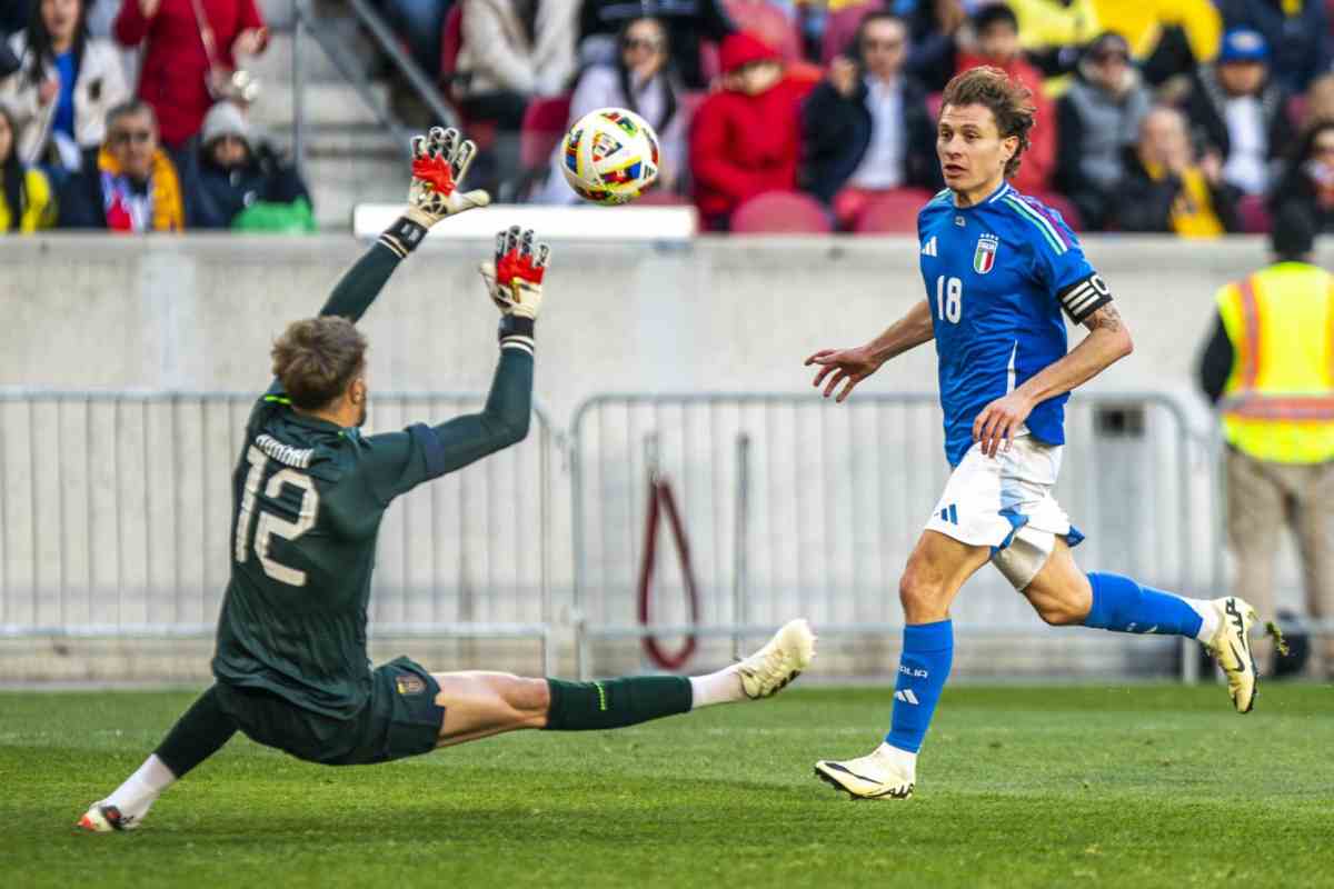Nicolò Barella sarà out per precauzione questa sera contro la Turchia