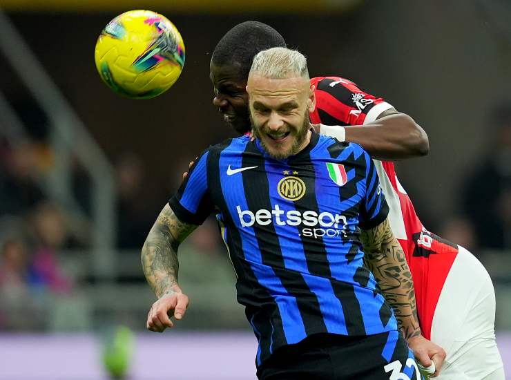 Dimarco durante il derby