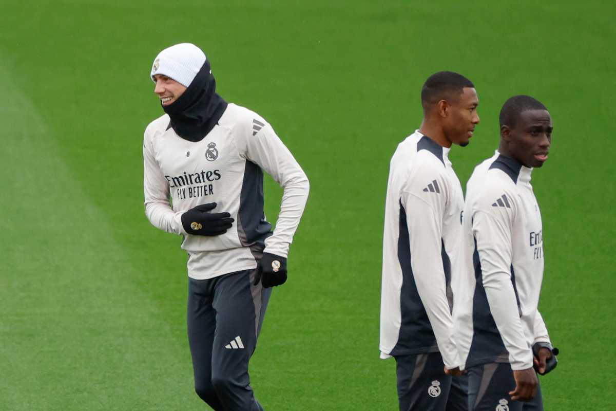 Alaba con i compagni del Real