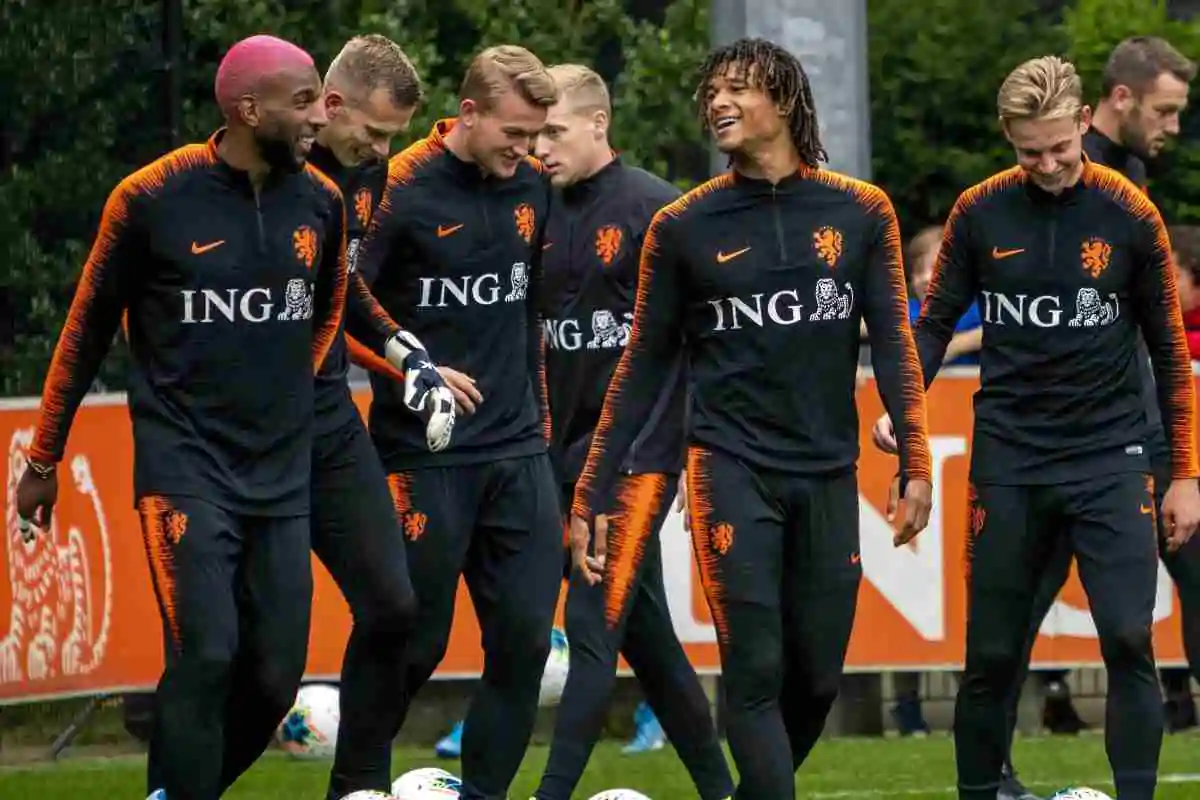 De Ligt durante un allenamento