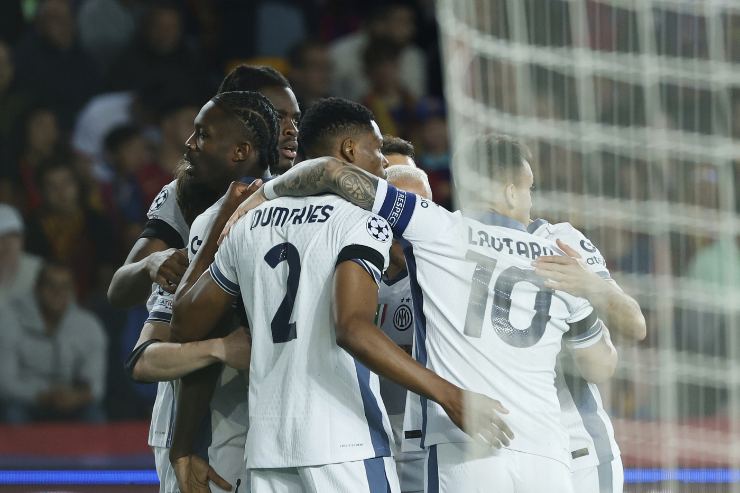 L'Inter esulta