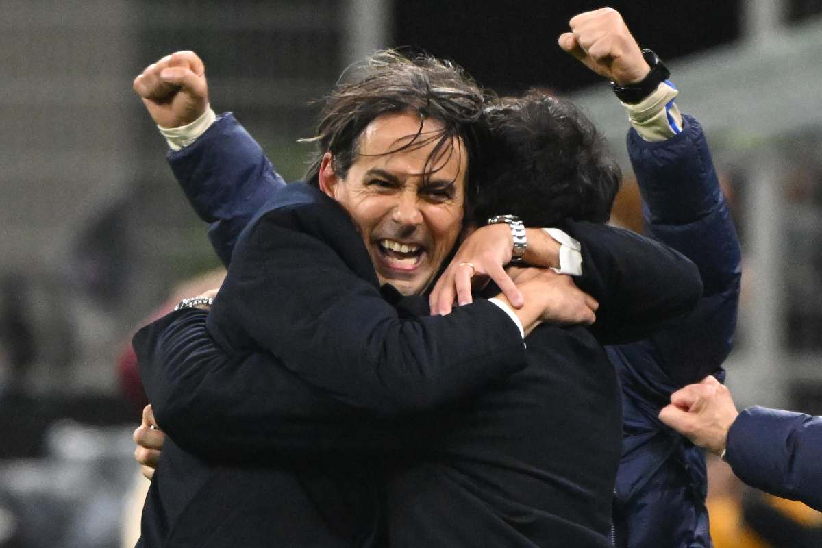 Inzaghi festeggia dopo un gol