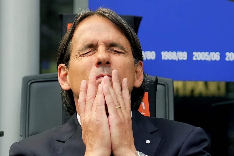 Tegola per Inzaghi