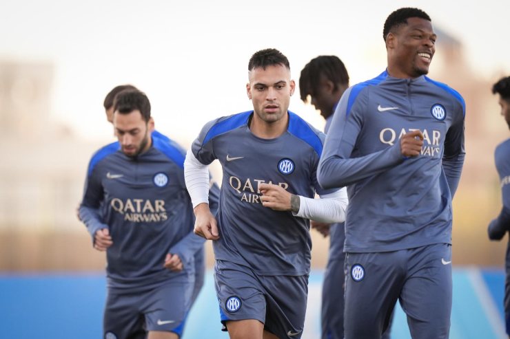 Allenamento Inter