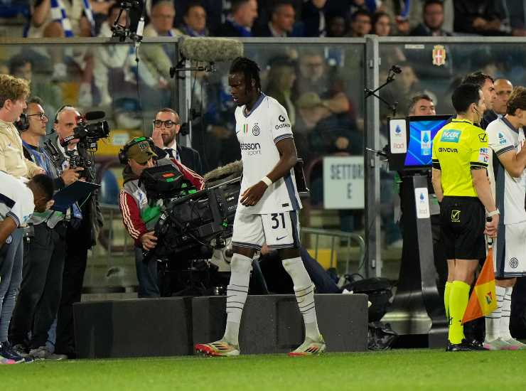 Bisseck dopo l'infortunio