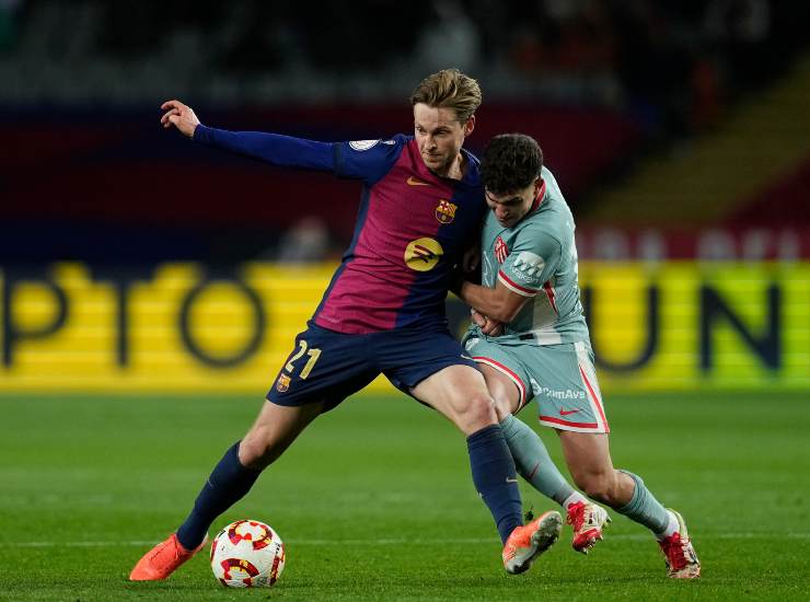 De Jong durante una partita
