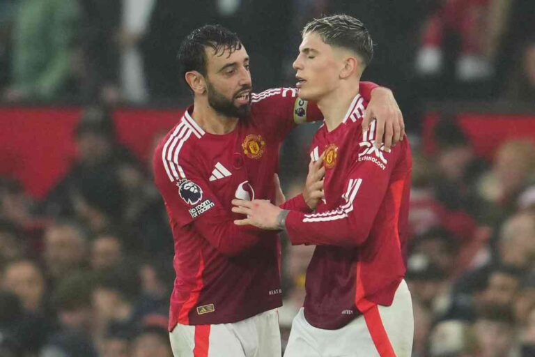 Bruno Fernandes e Garnacho
