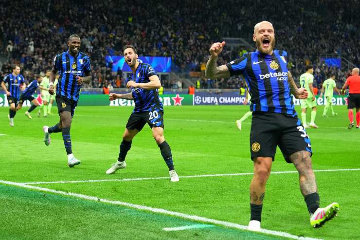 L'Inter esulta