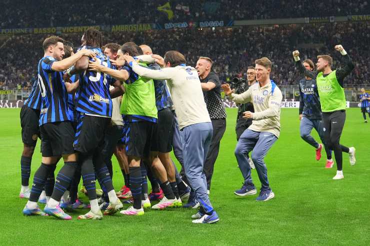 L'Inter esulta