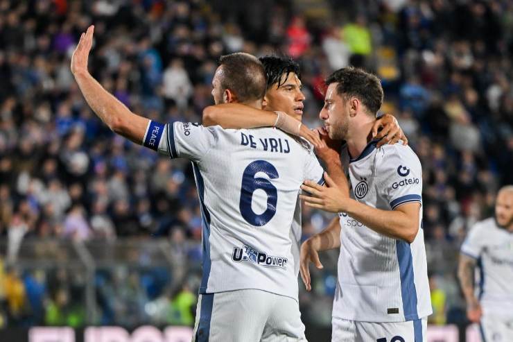 L'Inter esulta