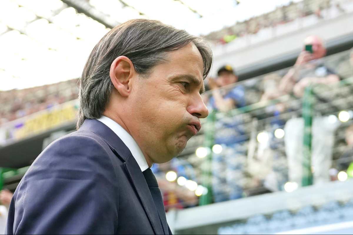 Simone Inzaghi sbuffa