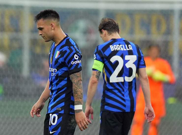 Lautaro con la testa giù