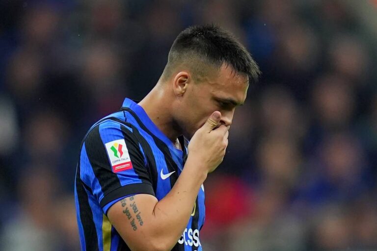 Lautaro Martinez deluso