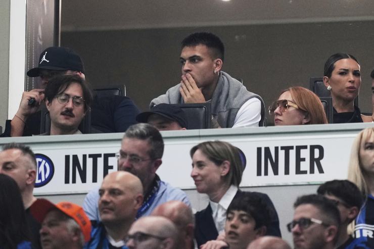 Lautaro in tribuna