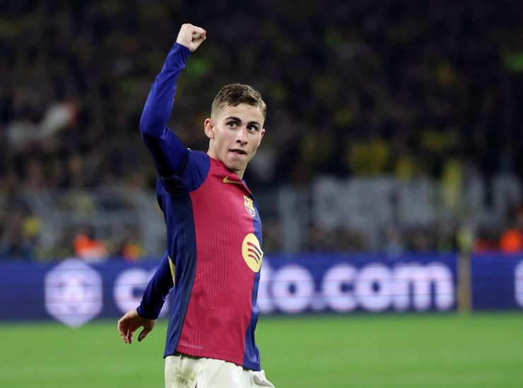 Lopez esulta dopo un gol