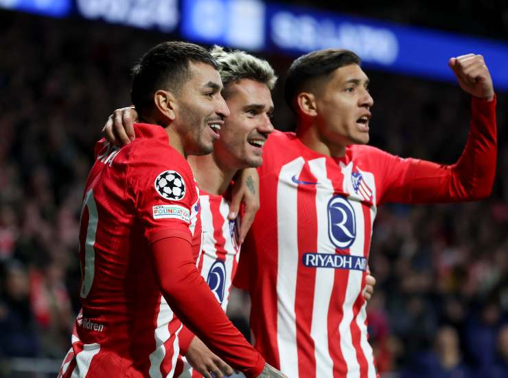 Molina esulta dopo un gol