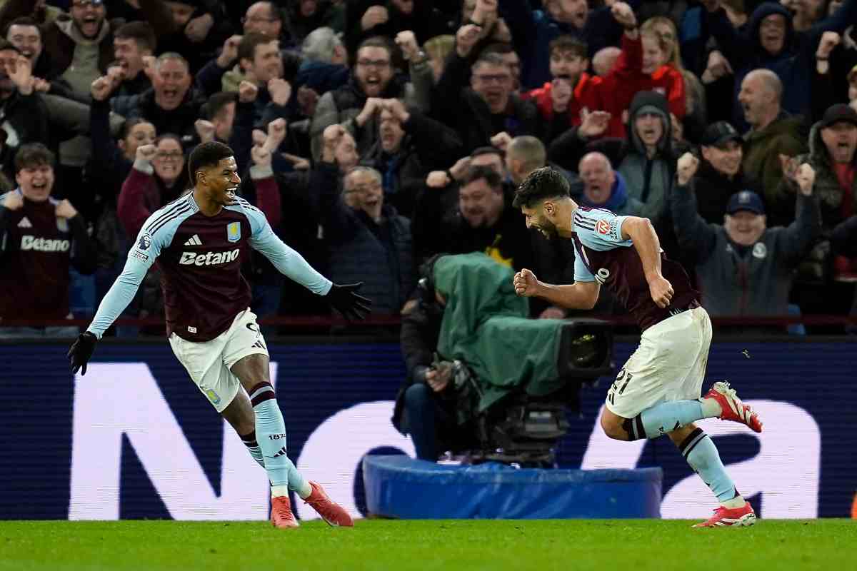 Asensio esulta con Rashford