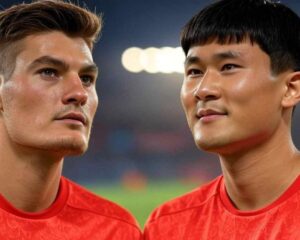 Patrik Schick e Kim Min Jae