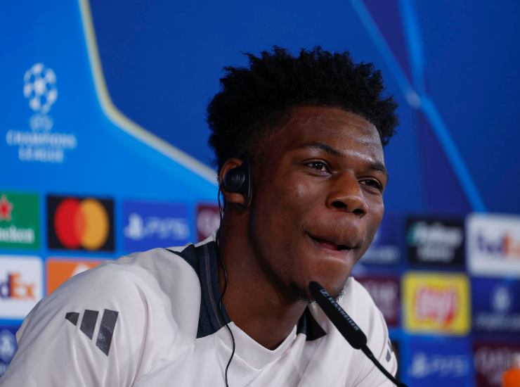 Tchouameni in conferenza stampa