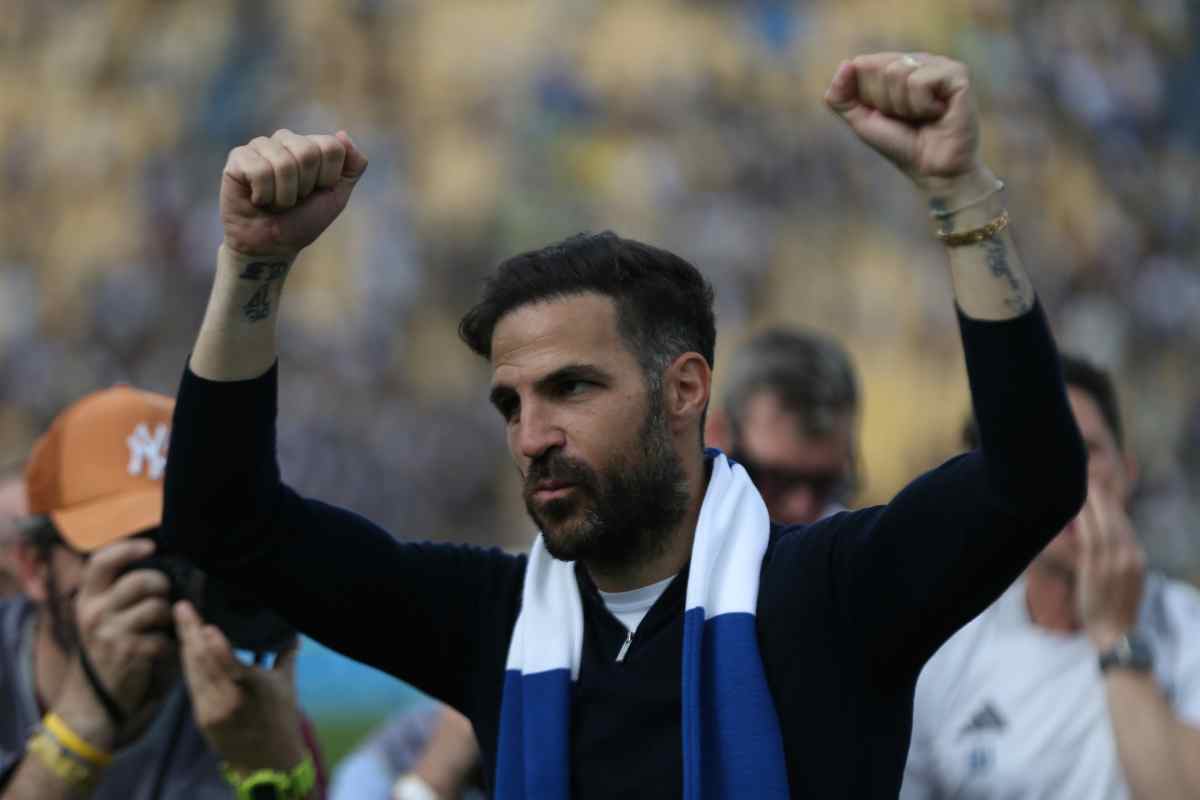 Fabregas esulta