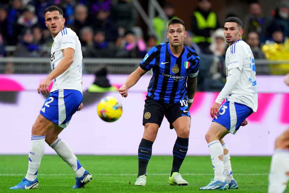 Lautaro in campo contro il Como