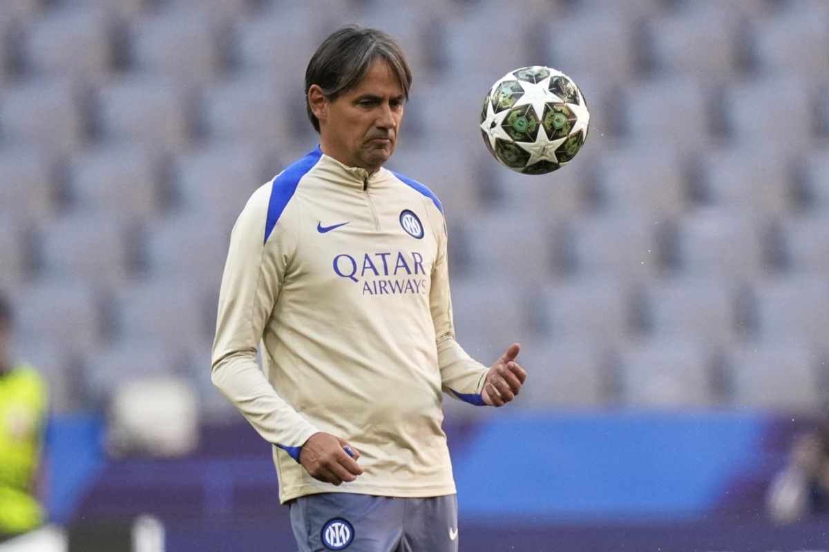 Inzaghi in allenamento