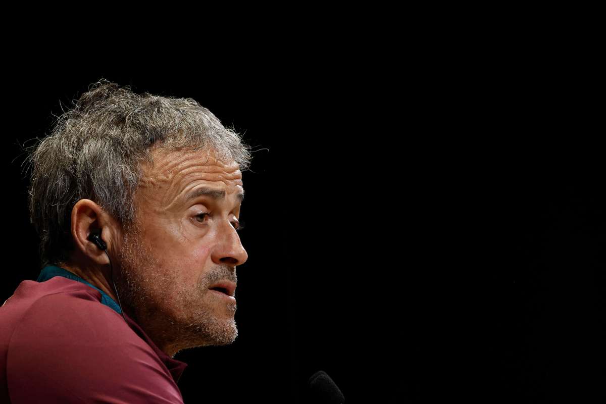 Luis Enrique in conferenza