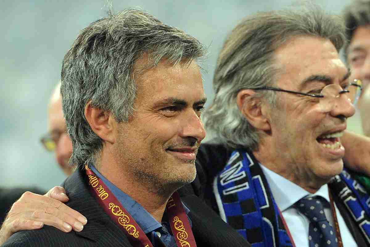 Mourinho e Moratti insieme