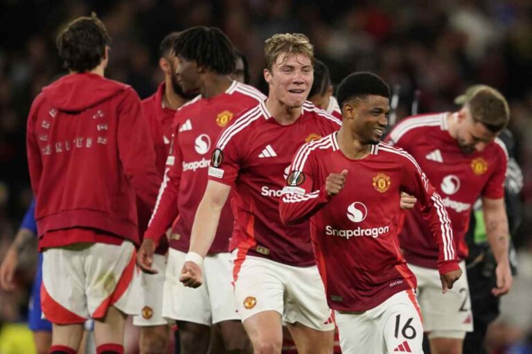 Manchester United in campo