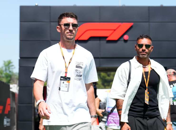 Laporte durante un GP di Formula 1
