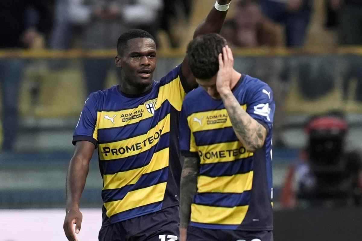 Bonny esulta con il Parma