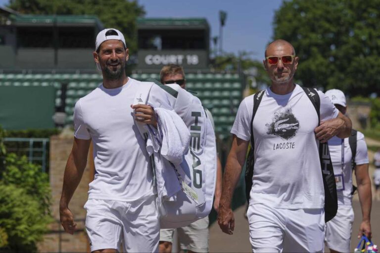 Djokovic allenamento