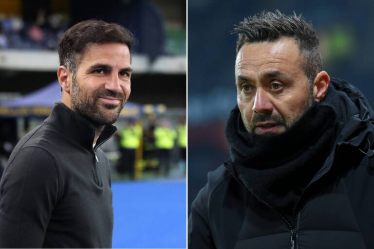 Fabregas e De Zerbi