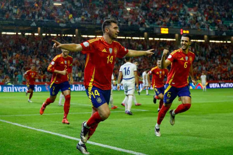 Laporte esulta dopo una rete