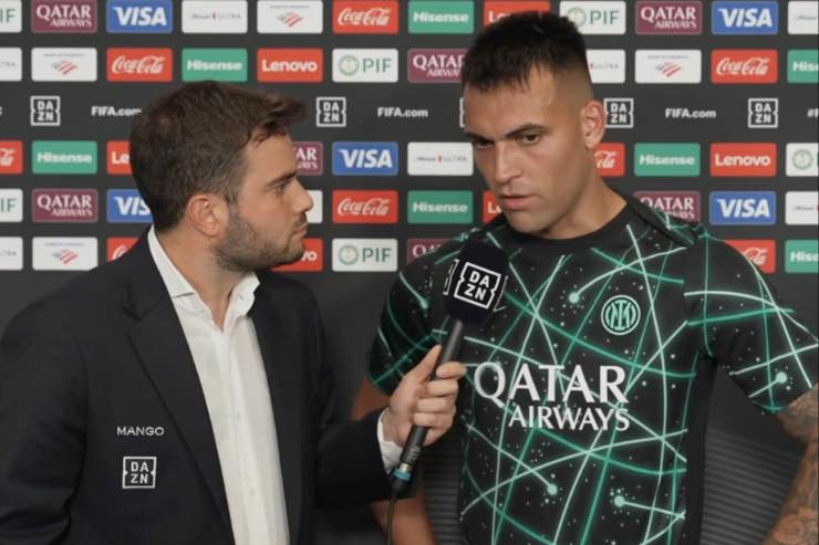 Lautaro sbotta in diretta