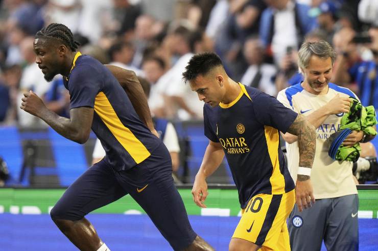Lautaro Thuram allenamento