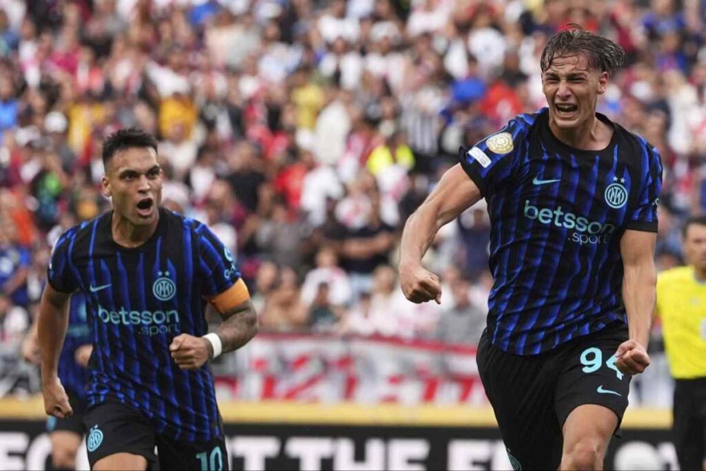 Pio Esposito e Lautaro Martinez