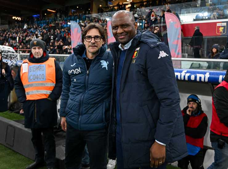 Vanoli e Viera prima del match